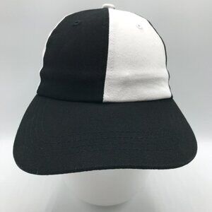Forever 21 Adult's Adjustable Metal Buckle Black & White Baseball Cap Hat